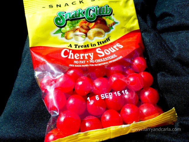 on our way to Redding - cherry sours