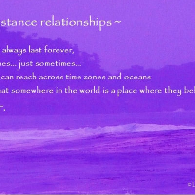 Larry and Carla long-distance LDR quote - Truth for long-distance couples