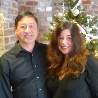 Handbell duo Larry and Carla - Christmas Eve Worship Service in California