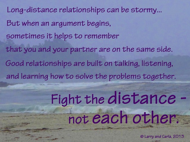 Long Distance Fight Dealing with Arguments in a Long-Distance Relationship | Larry and Carla