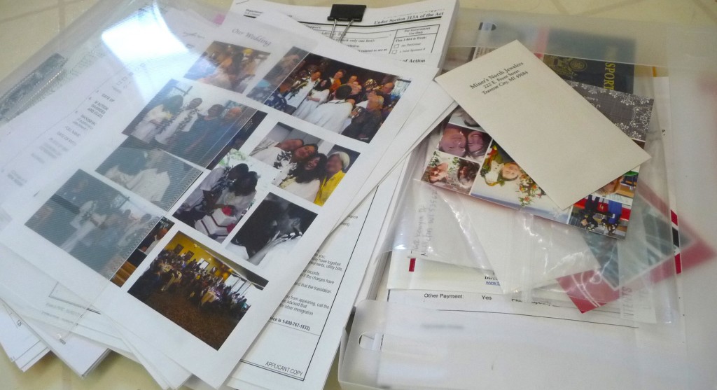 Larry and Carla LDR - AOS Green Card evidence paperwork