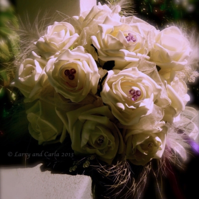 Larry and Carla - Long-distance relationship ldr couple - Wedding bouquet