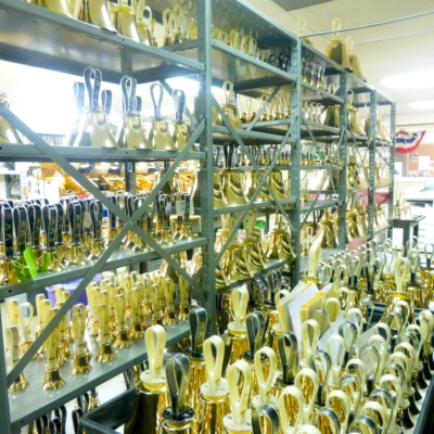 Malmark handbells at the factory