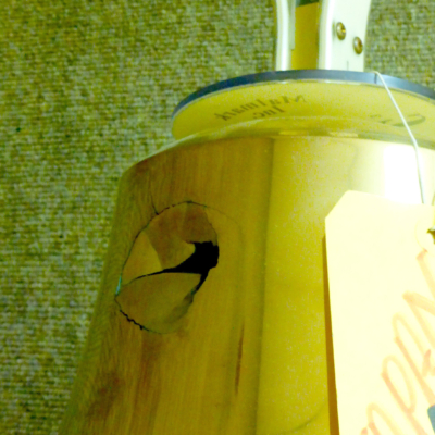 Ouch - a hole in a Malmark handbell