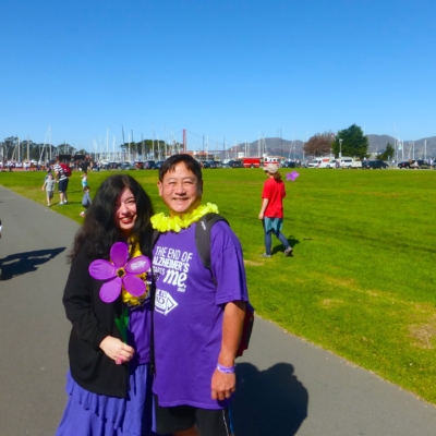 Handbell duo Larry and Carla Walk to End Alzheimer&#039;s - 2015