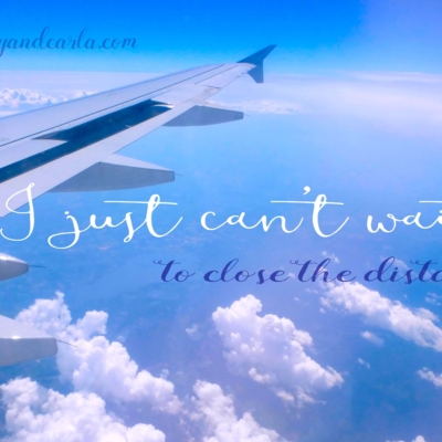 Larry and Carla long-distance ldr quote - I Just Can&#039;t Wait to Close the Distance
