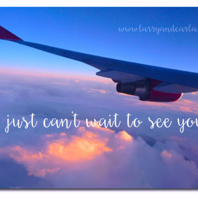Larry and Carla long-distance lDR quote - I Just Can&#039;t Wait to See You