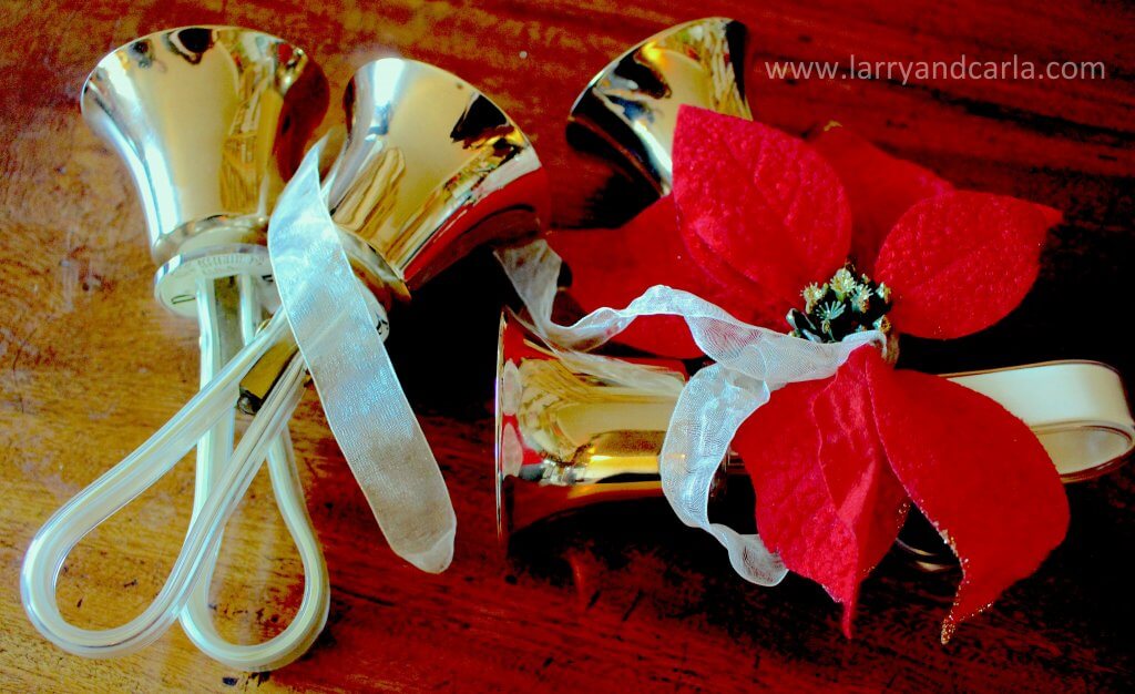 Christmas and holiday entertainment handbells with handbell duo Larry and Carla