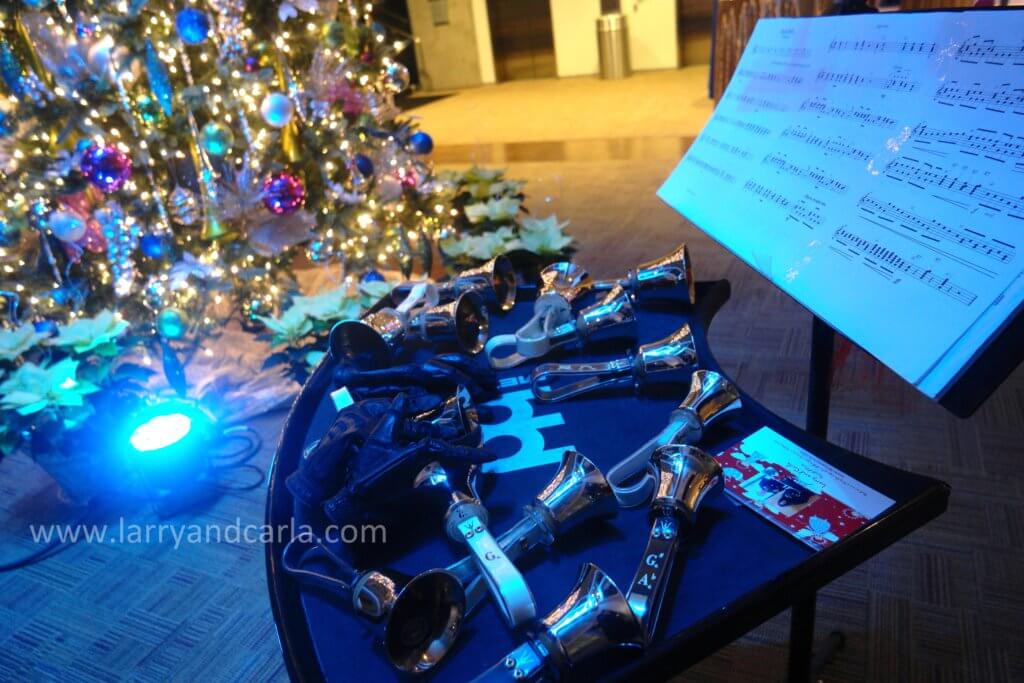 holiday events with Larry and Carla handbell duo