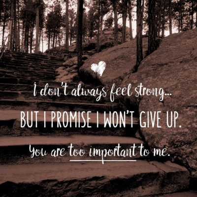 long-distance relationship LDR quote - i promise I won't give up