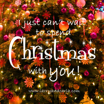 long-distance relationship LDR quote - I just can't wait to spend Christmas with you