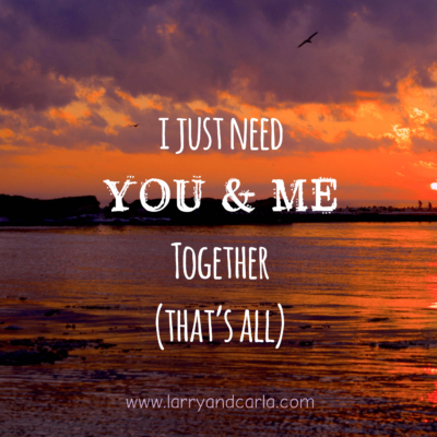 long-distance relationship LDR quote - I just need you and me together