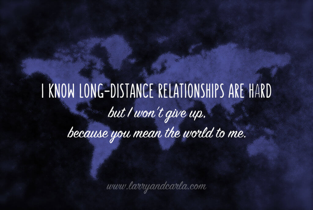 long-distance relationship 