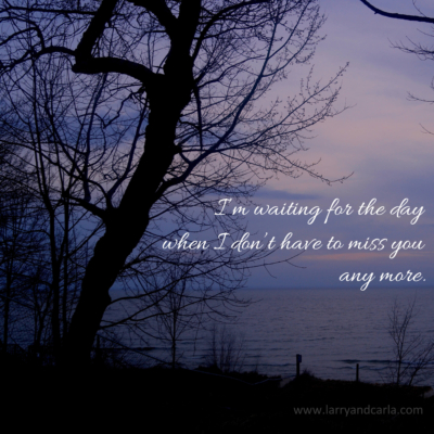 long-distance relationship LDR quote - I'm waiting for the day when I don't have to miss you any more