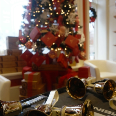 Christmas Handbells at Cherry Republic, Holland Michigan