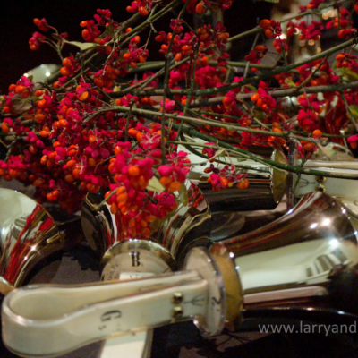 Christmas Handbells and Red Berries