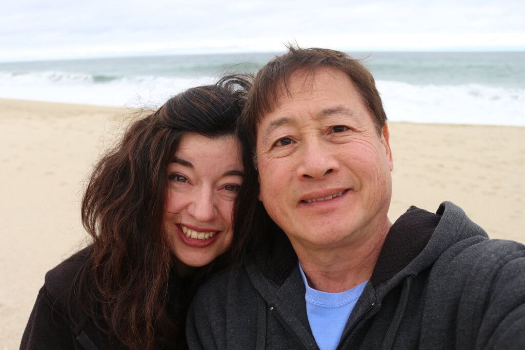 Larry and Carla in Half Moon Bay