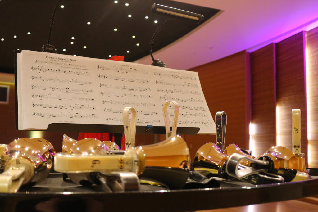 Holiday handbell Performance in Grand Rapids