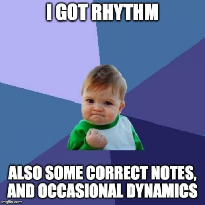 I got rhythm meme