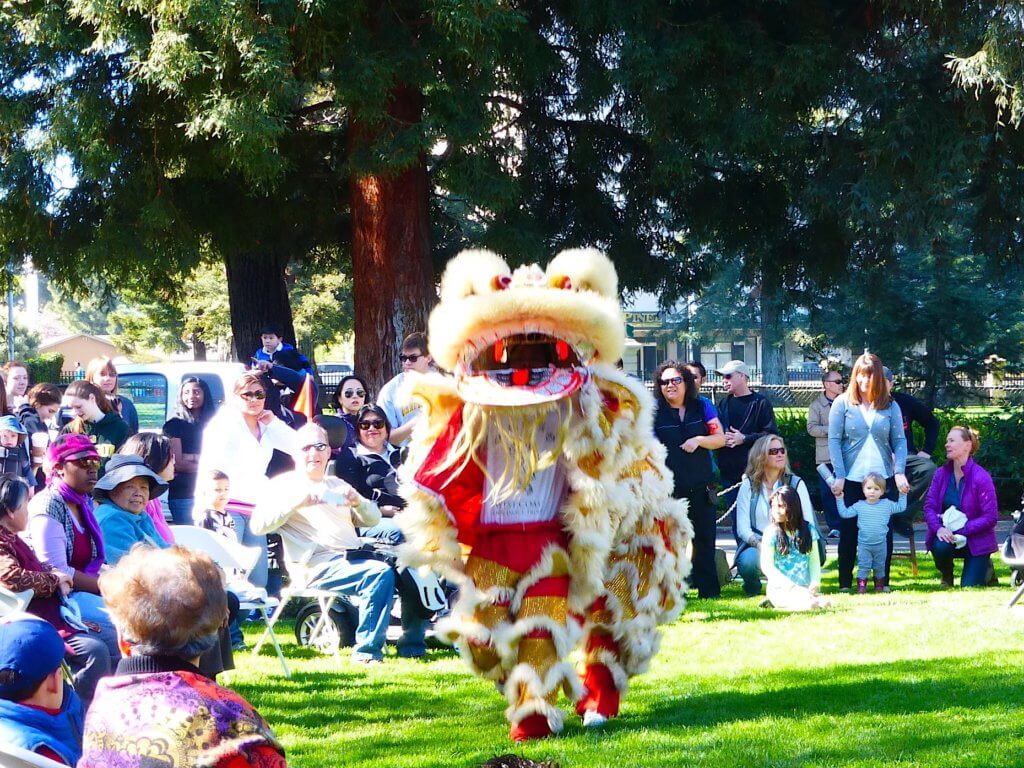 Lunar New Year Lion Dance in San Mateo