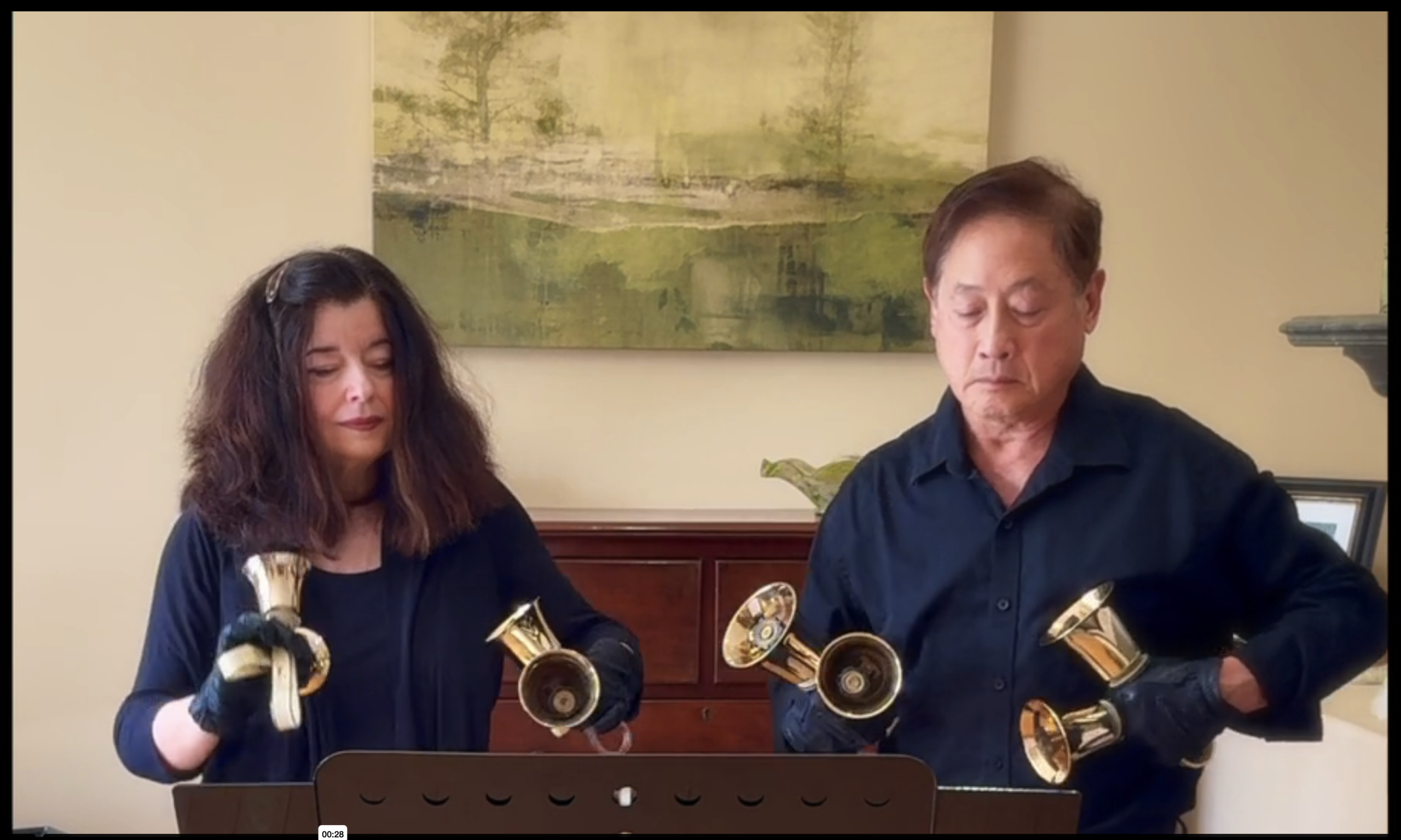 Land of Rest - handbells, Larry Sue
