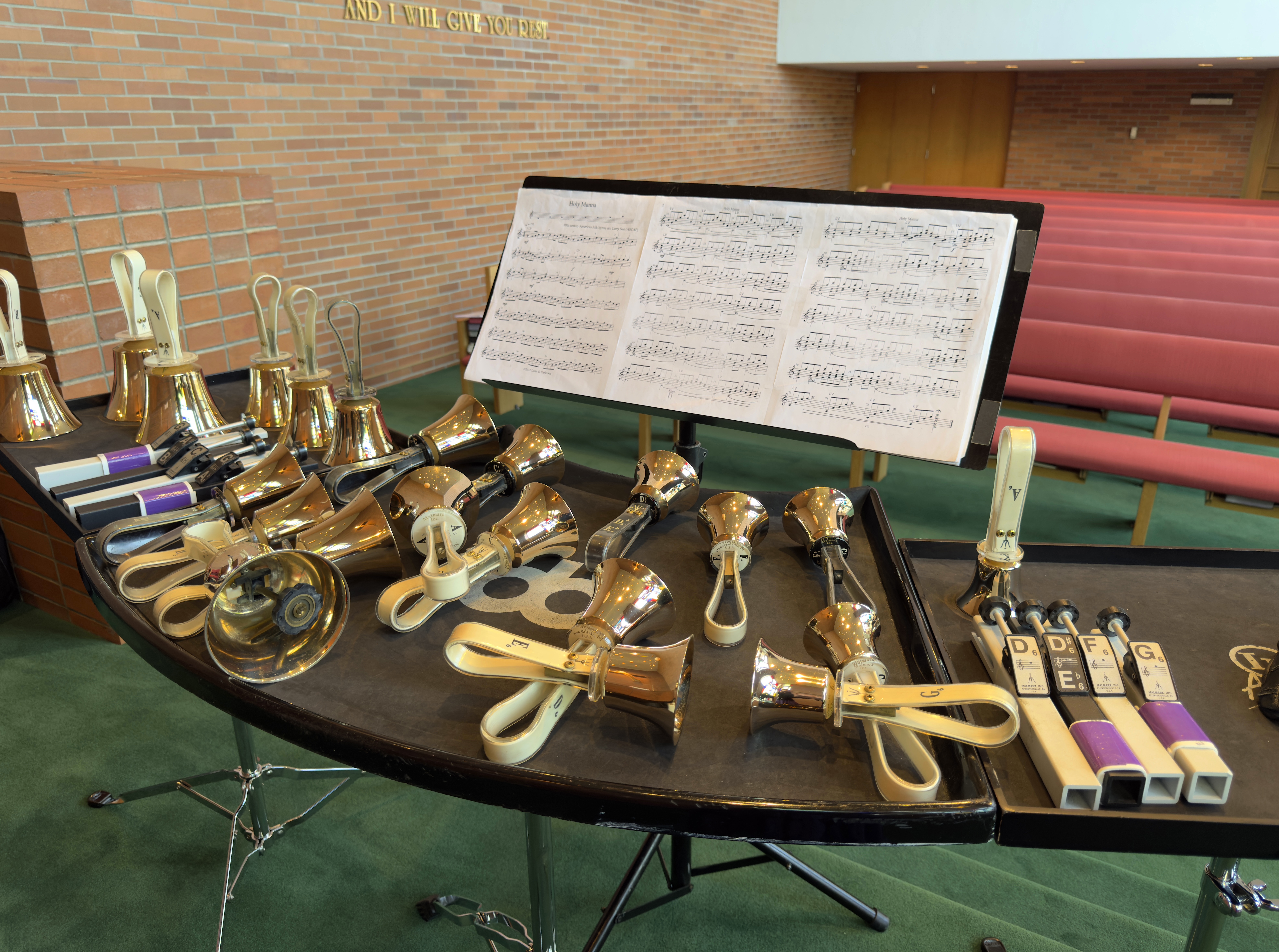 Handbells and handchimes at Midland First United Methodist Church
